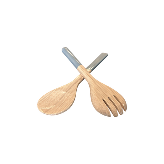 Bamboo Small Salad Server Set