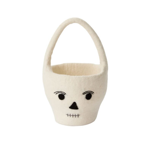 Tricks and Treats Basket Skeleton