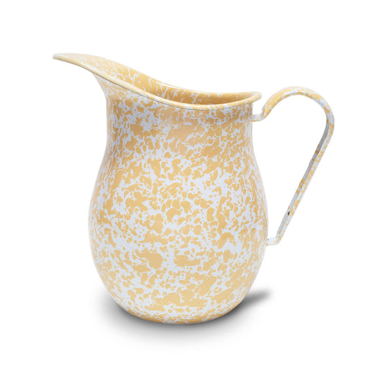 Splatter Enamelware Large Pitcher: Red Splatter