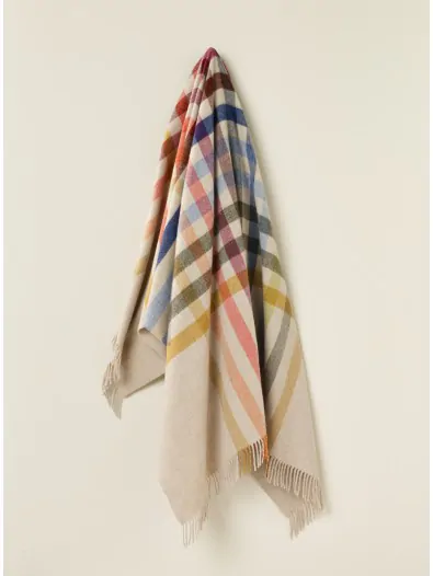 Henley Design Multicolor Merino Throw