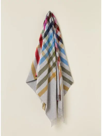 Henley Design Multicolor Merino Throw