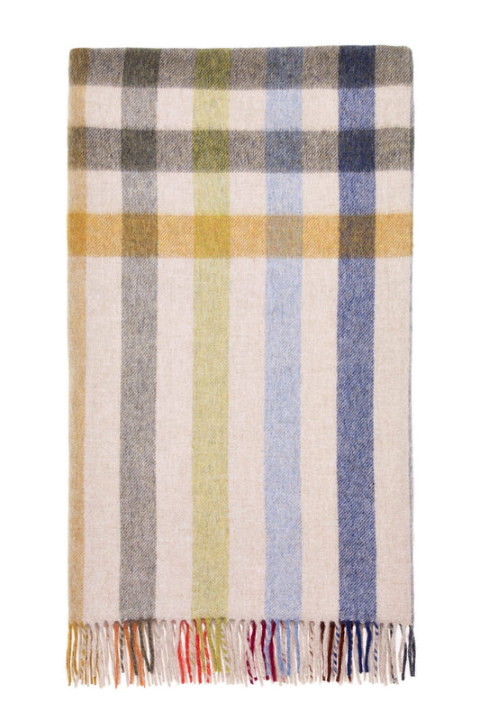 Henley Design Multicolor Merino Throw