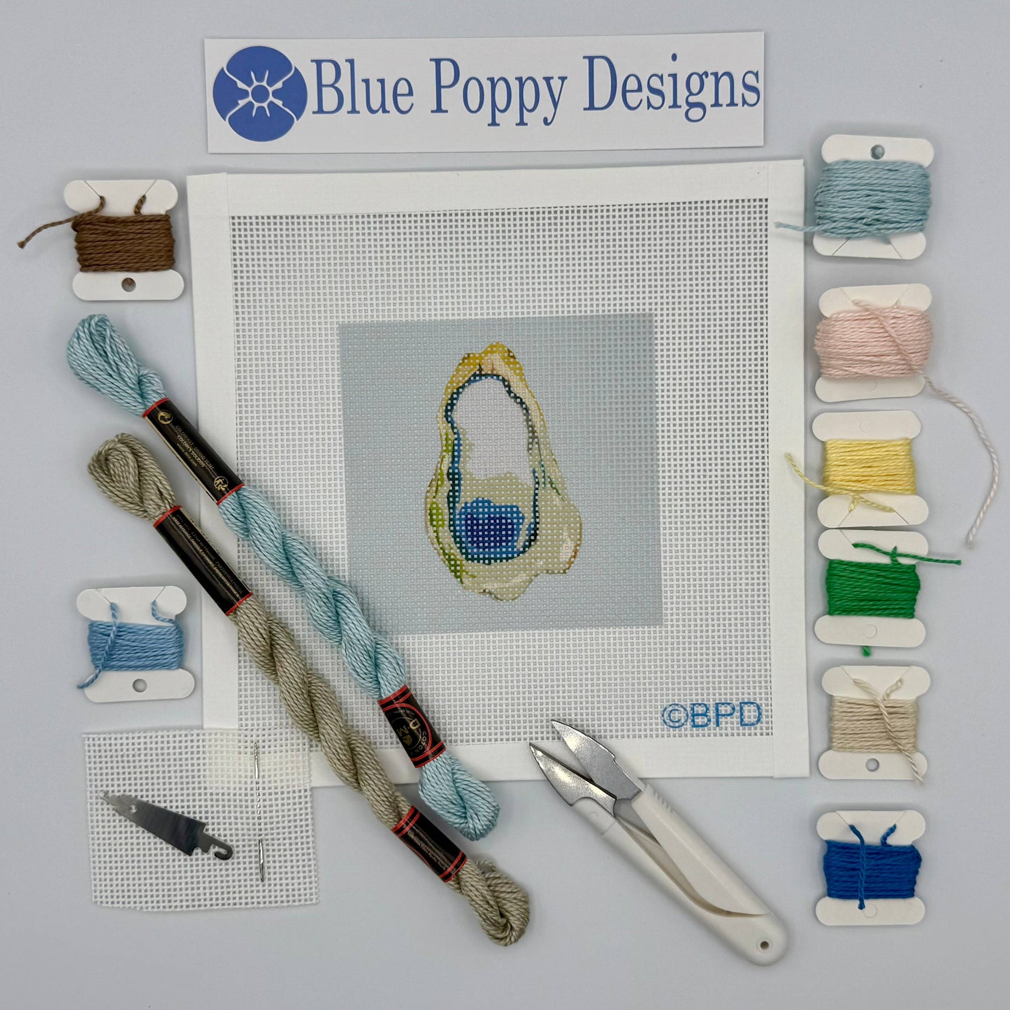 Oyster Needlepoint Kit