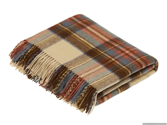 Tartan Plaid Blanket - Antique Dress Stewart
