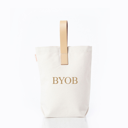 Leather Grip Wine Carrier for 2 Bottles