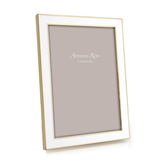 White and Gold Frame