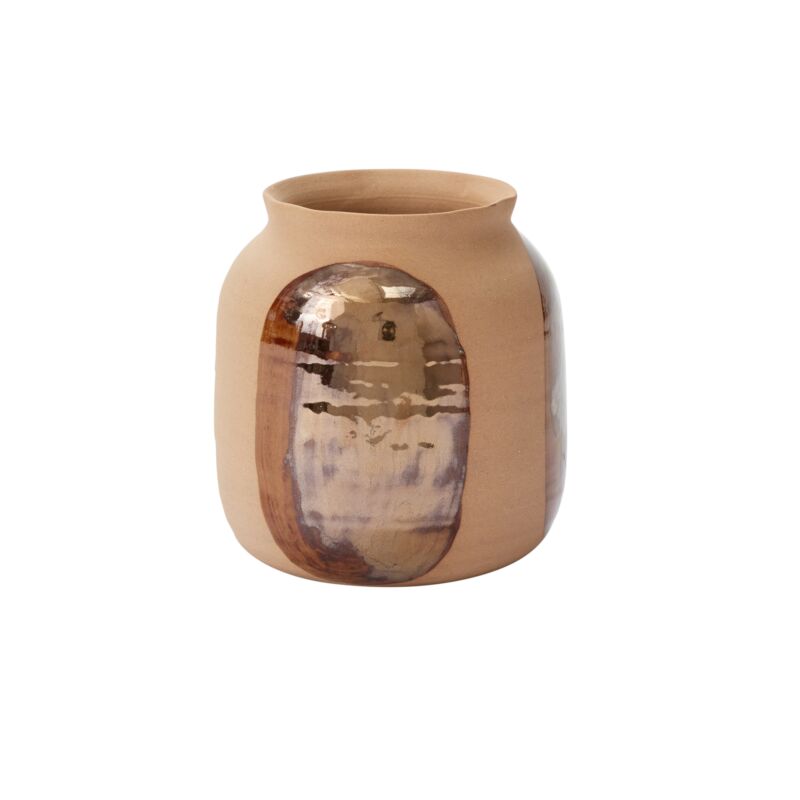 bronze brushstroke vase