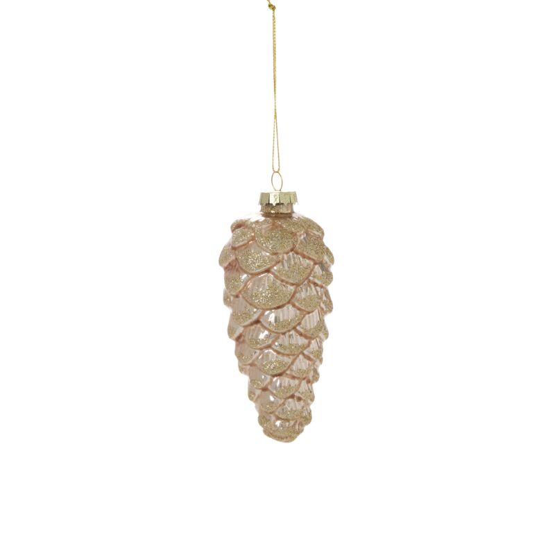 Frosted Pinecone Ornament