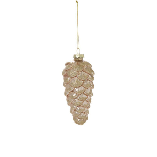 Frosted Pinecone Ornament