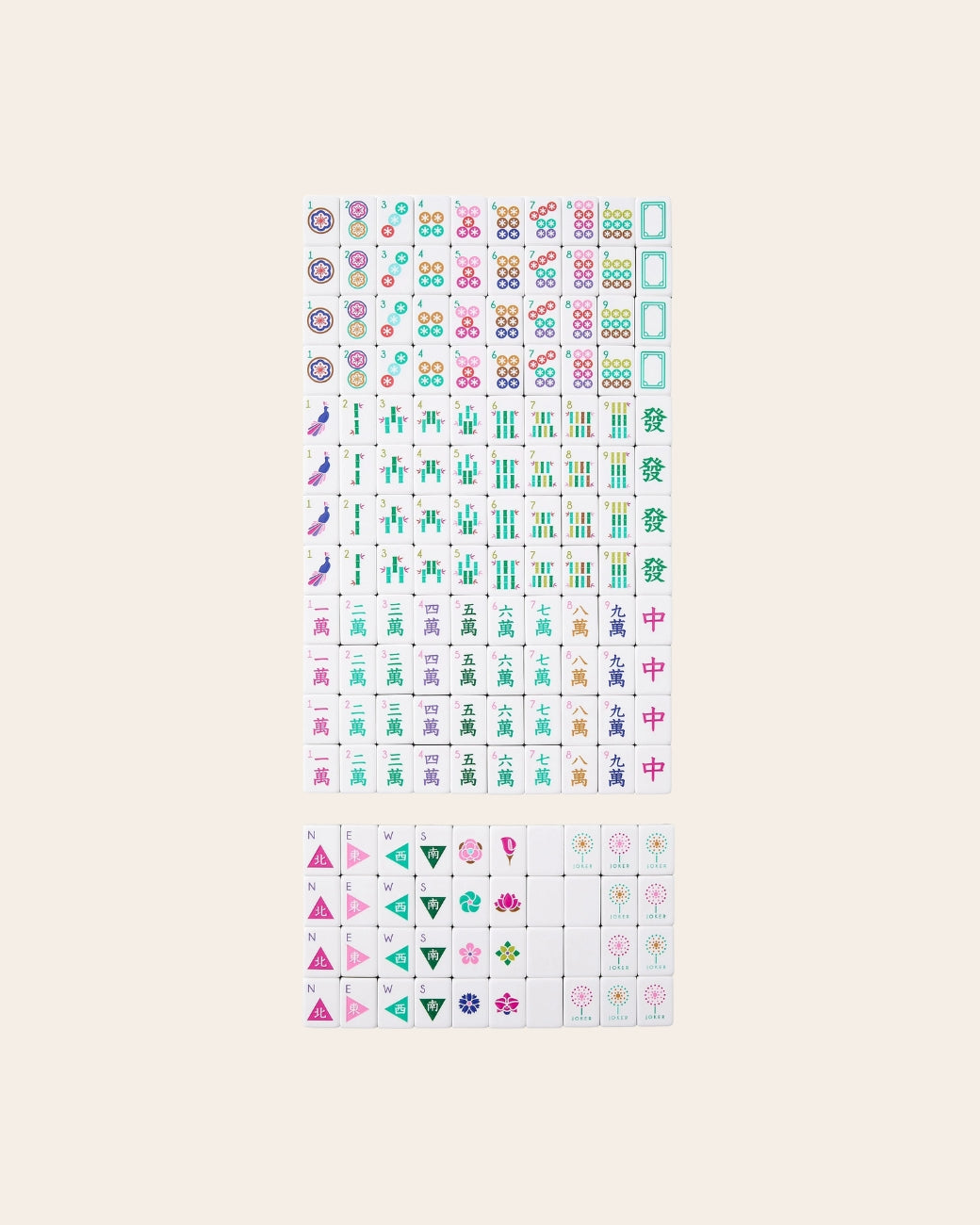 La Fete Mahjong Tiles