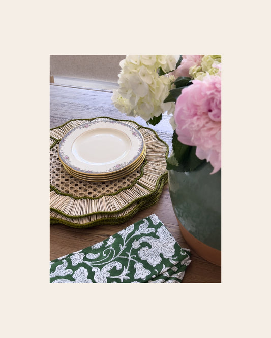 Pantone Artichoke Green Napkin - Set of 4