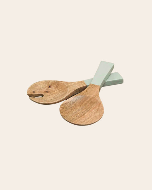 Salad Serving Set, Sage