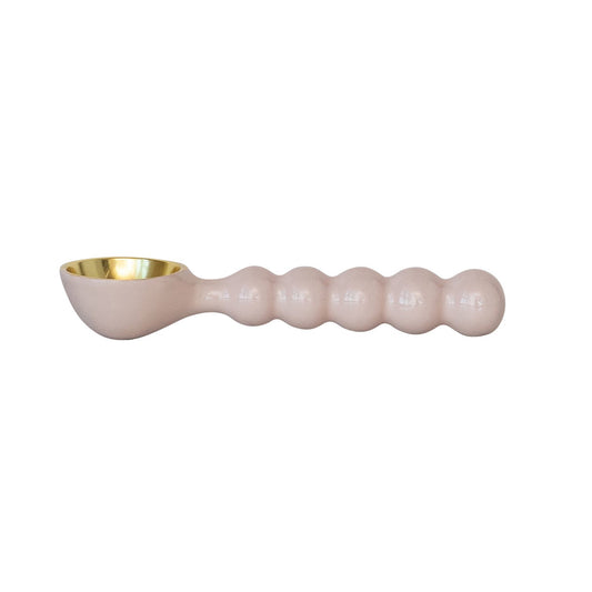 Enameled Aluminum Ice Cream Scoop, Pale Pink