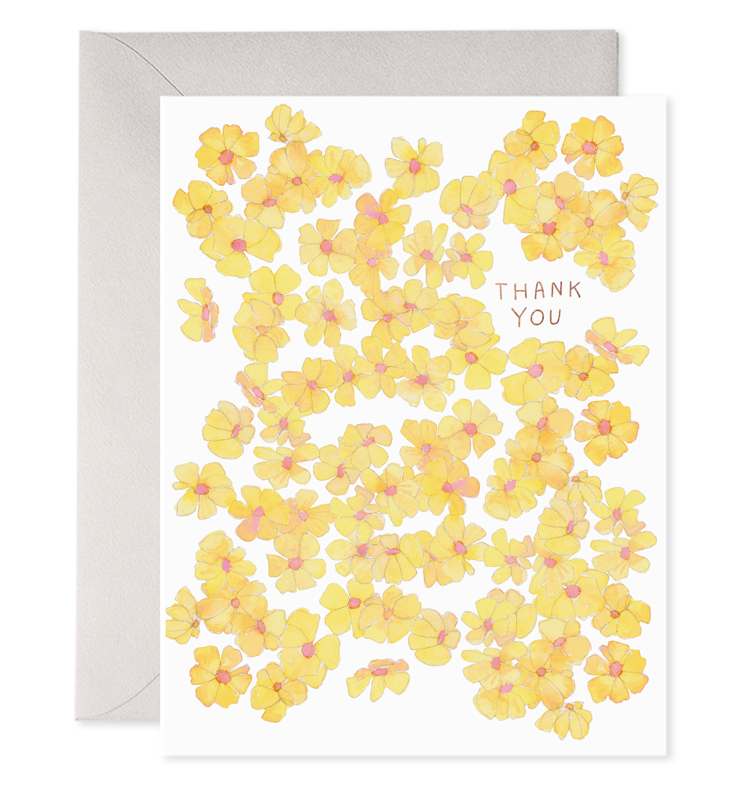 Yellow Flowers Greeting Card