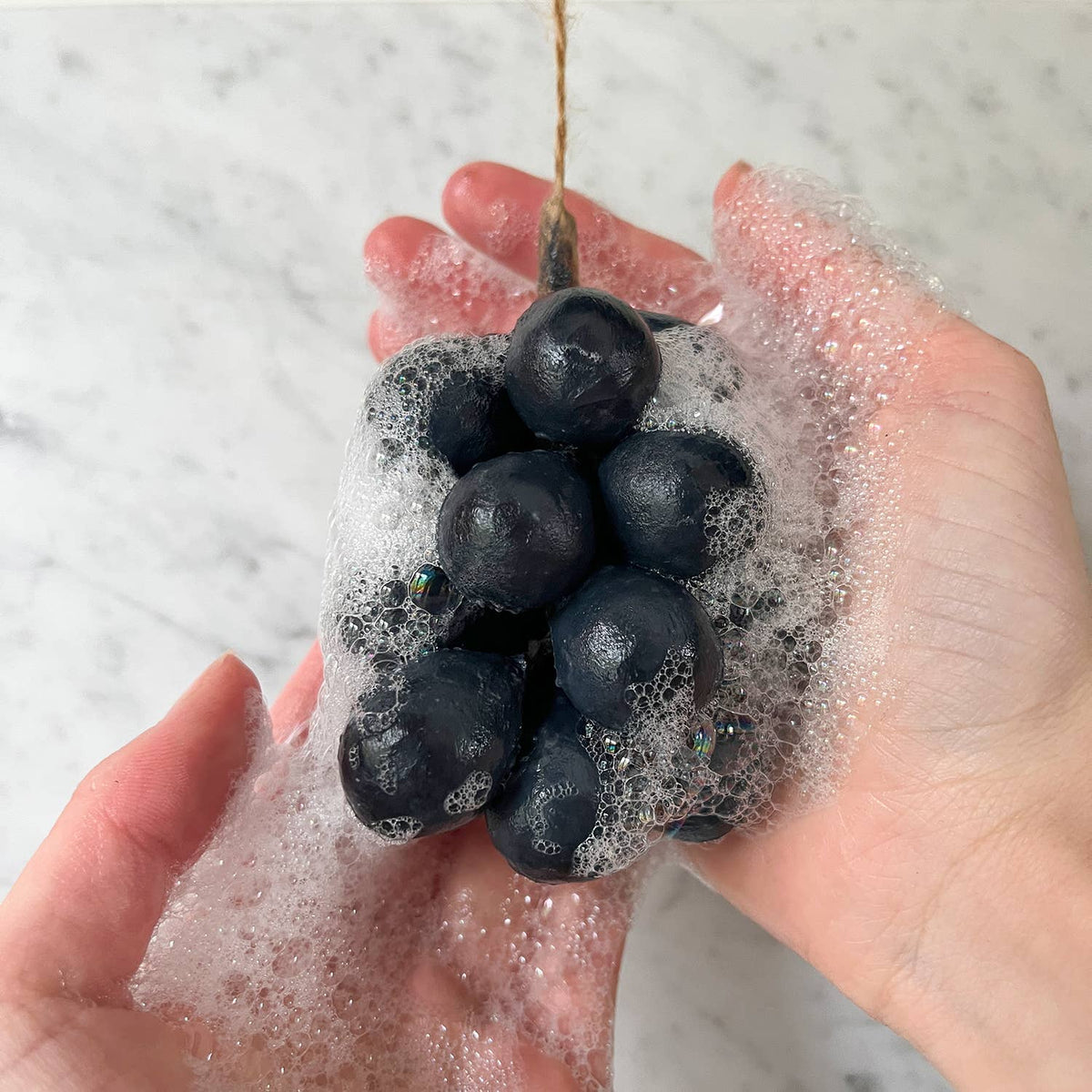 Handcrafted Grapes Soap - 100% Olive Oil: Slate