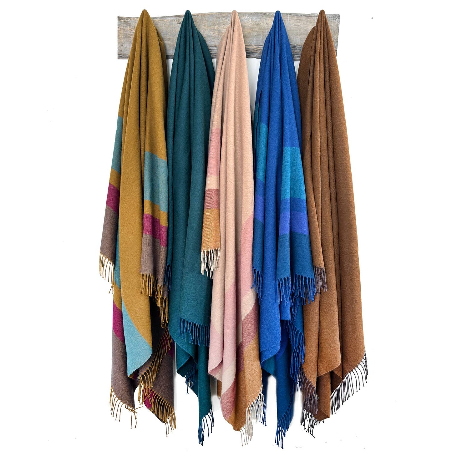 100% Baby Alpaca Throw - Golden Brown