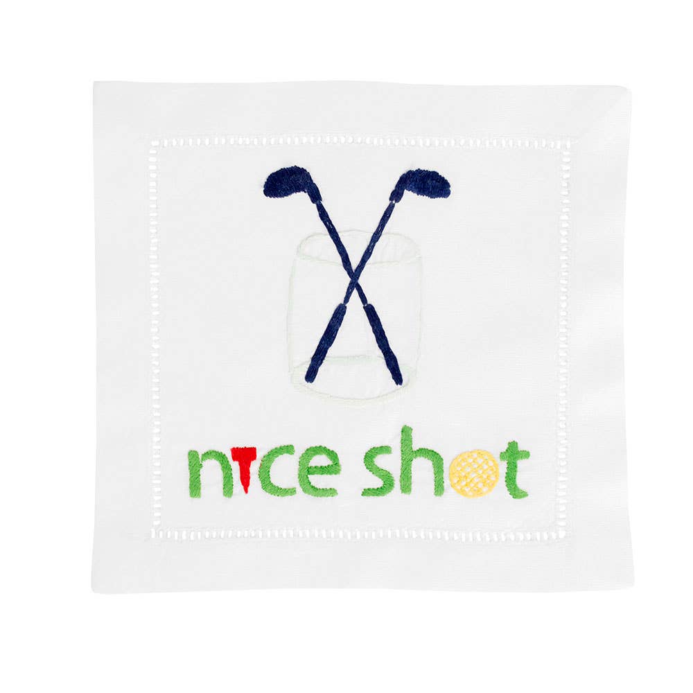 Nice Shot Cocktail Napkin