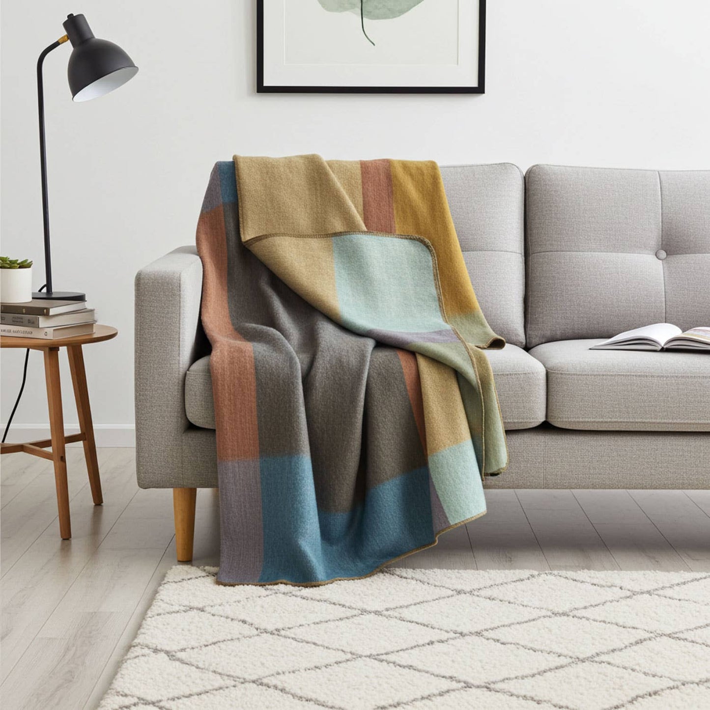 Alpaca Throw Blanket - Prism: Blanket     (70x90)