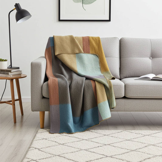 Alpaca Throw Blanket - Prism: Blanket     (70x90)