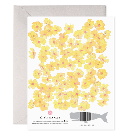 Yellow Flowers Greeting Card
