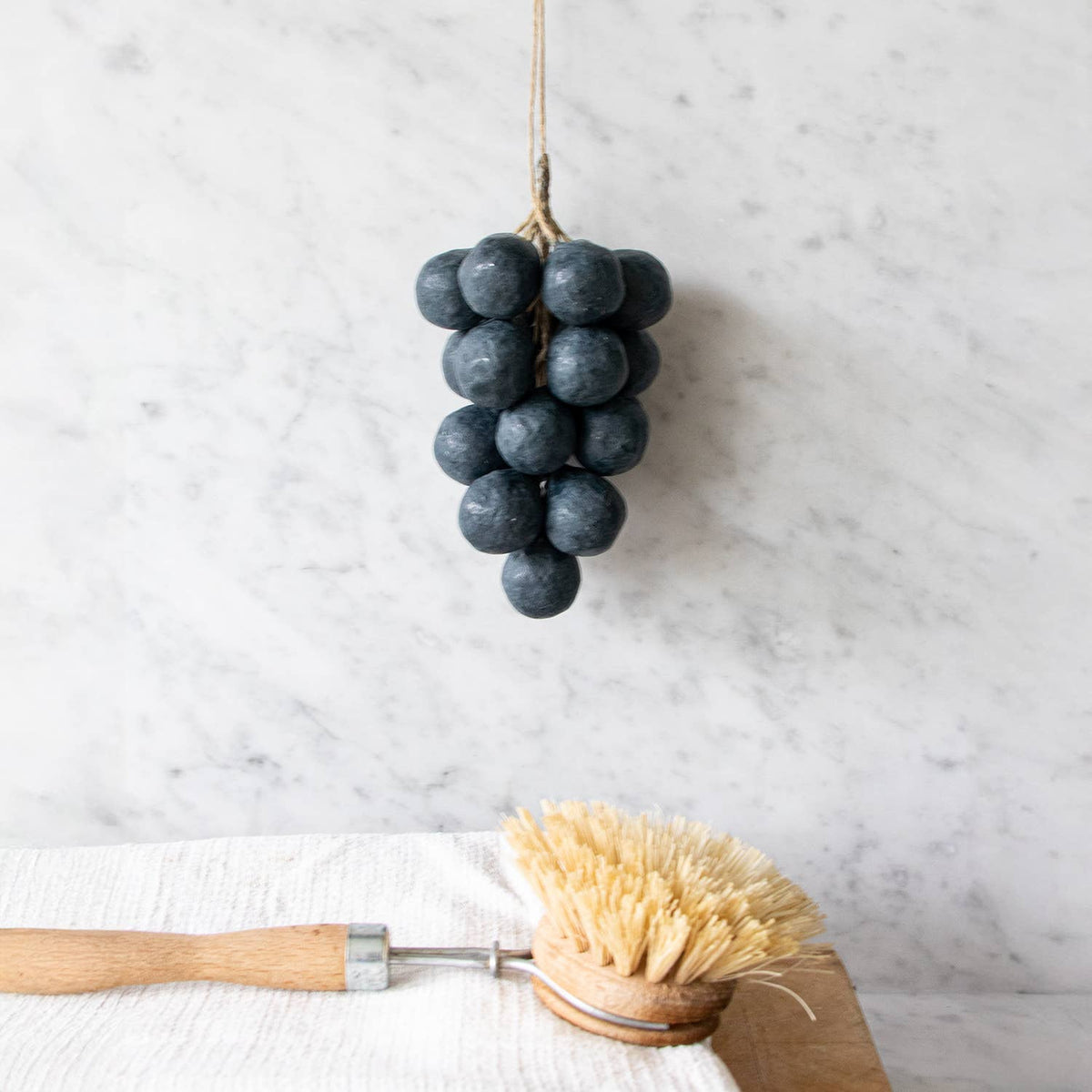 Handcrafted Grapes Soap - 100% Olive Oil: Slate