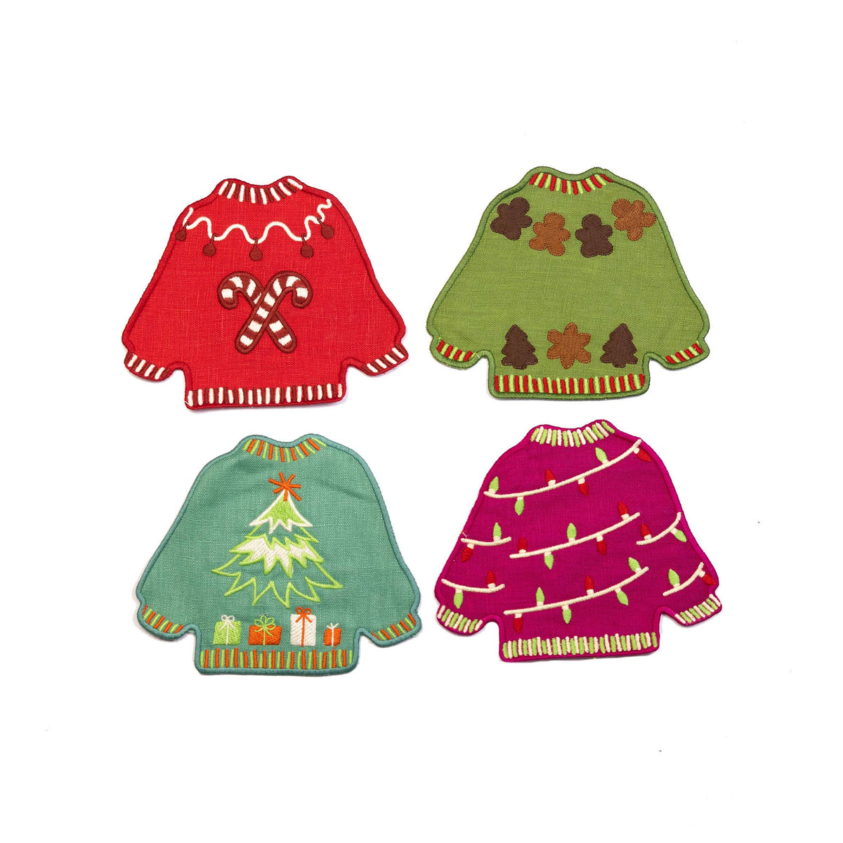 🎄HOLIDAY🎄Ugly Sweaters Cocktail Napkins - Set of 4