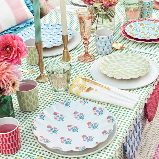 Meri Meri x Molly Mahon Patterned Reusable Small Plates