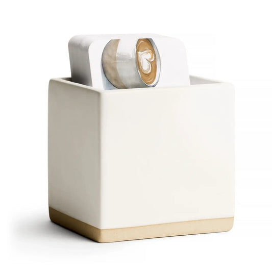 White Little Notes® Ceramic Holder
