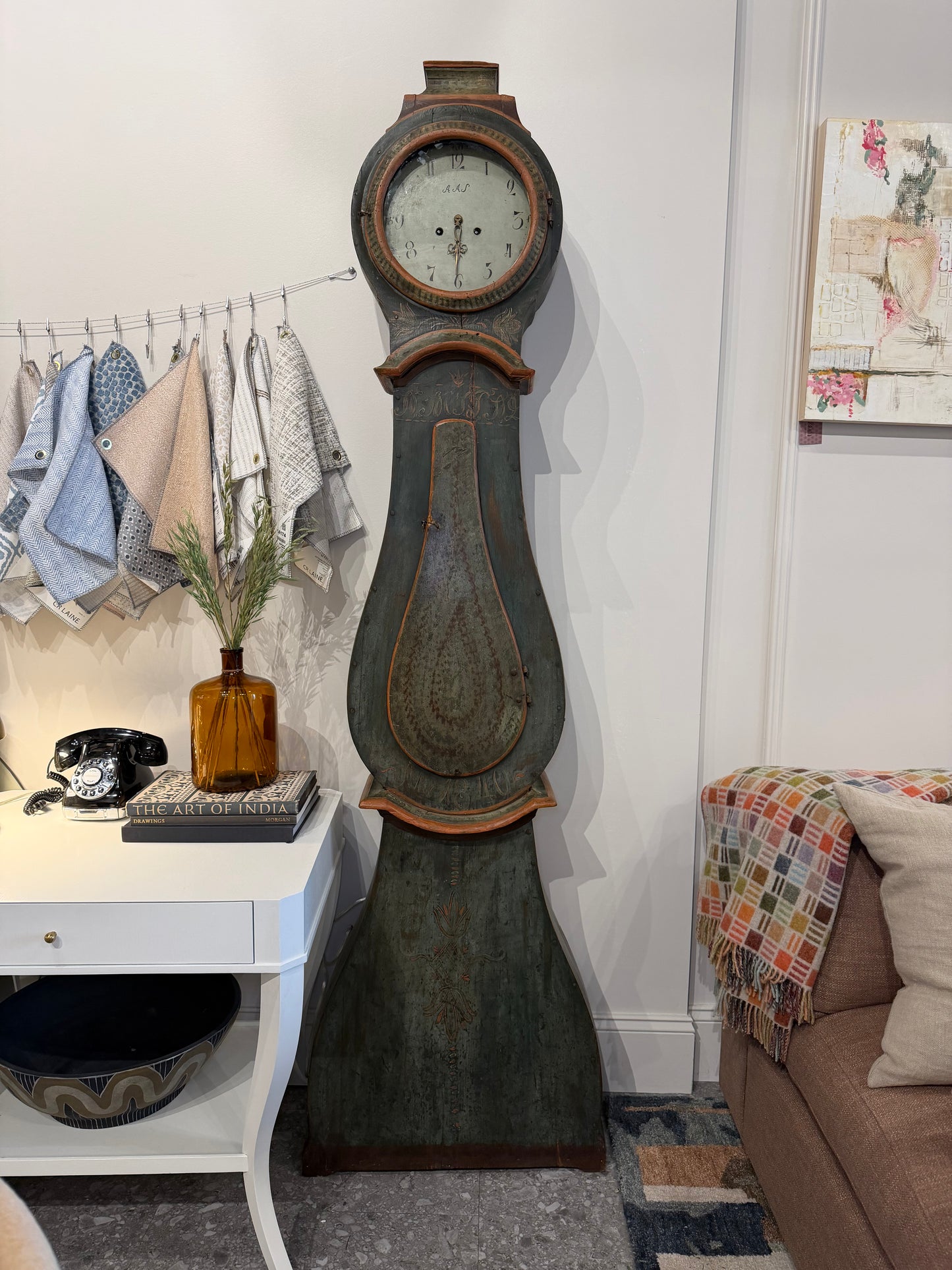 1840 Swedish Mora Grandfather Clock