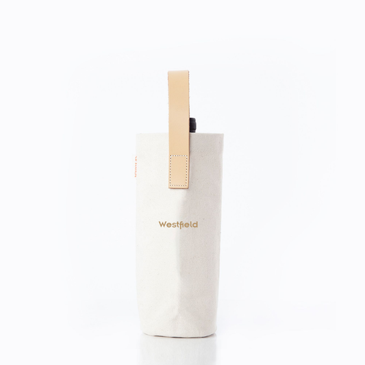 Leather Grip Wine Carrier, Westfield, Color Natural