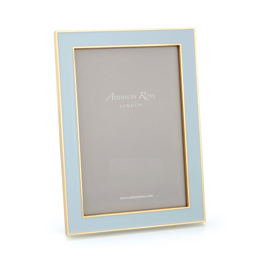 Powder Blue and Gold Frame