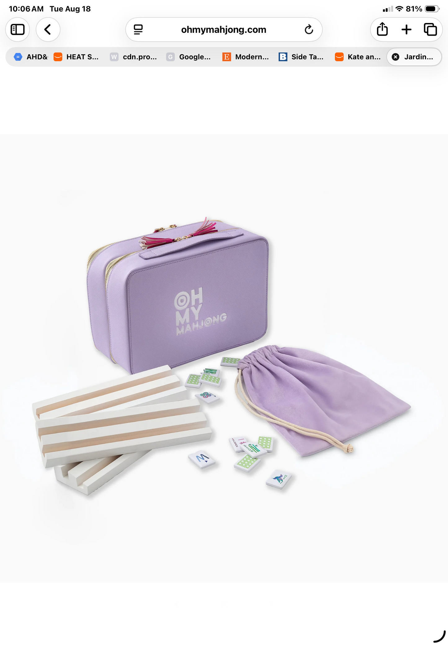 Jardin Debutante Tile Set