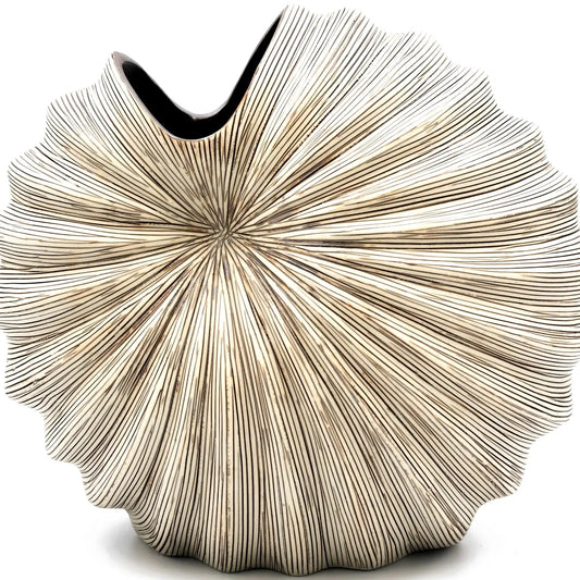 Palm Handcrafted Porcelain Vase