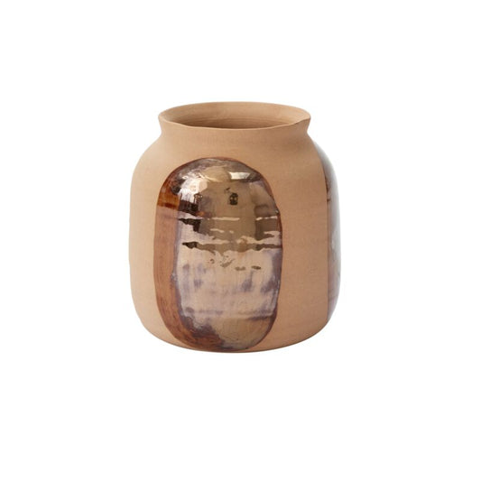 bronze brushstroke vase