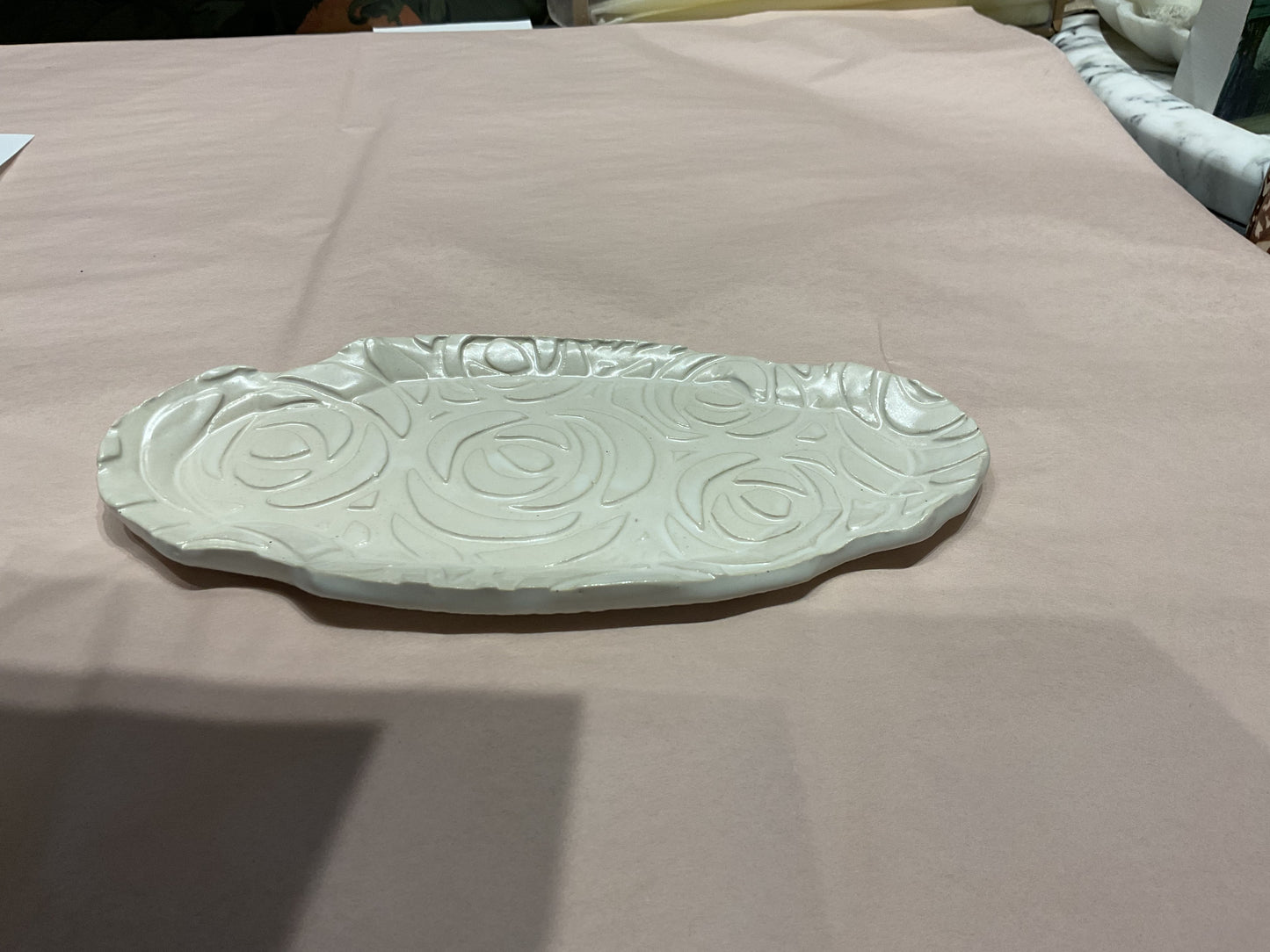 White Ceramic Tray - Small