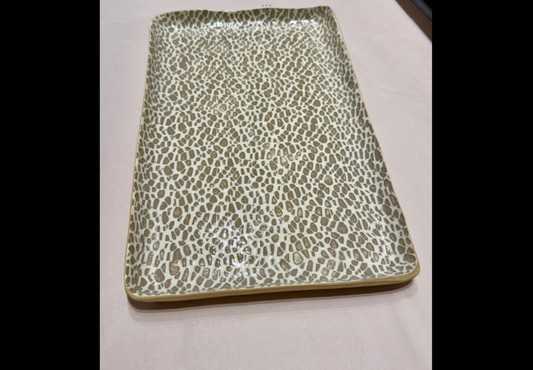 Large Stacking Rectangle Tray Pebble Mocha
