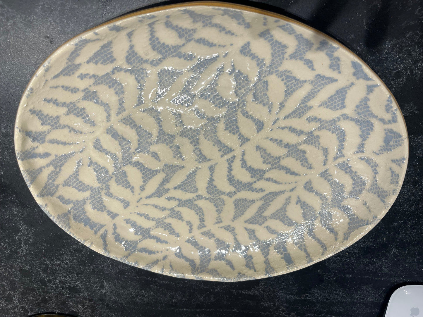 Small Oval - Fern Opal