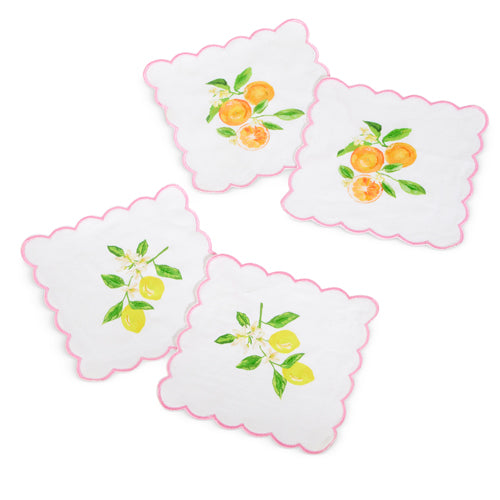 Citrus Weave Cocktail Napkins