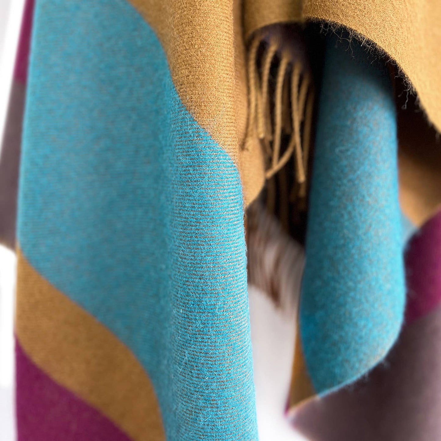 100% Baby Alpaca Throw - Golden Brown