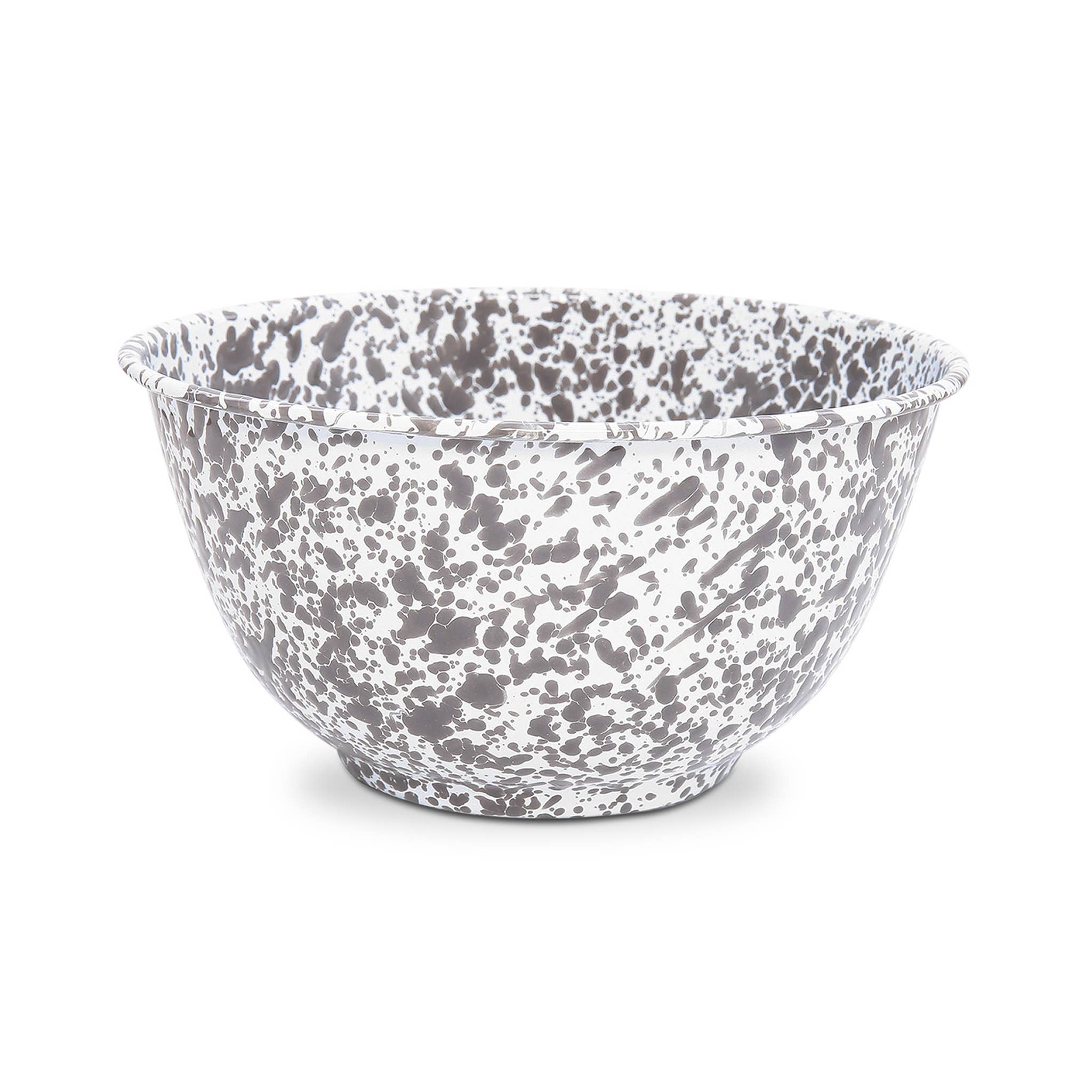 Crow Canyon Home Splatter Enamelware Salad Bowl - Thumbnail 5