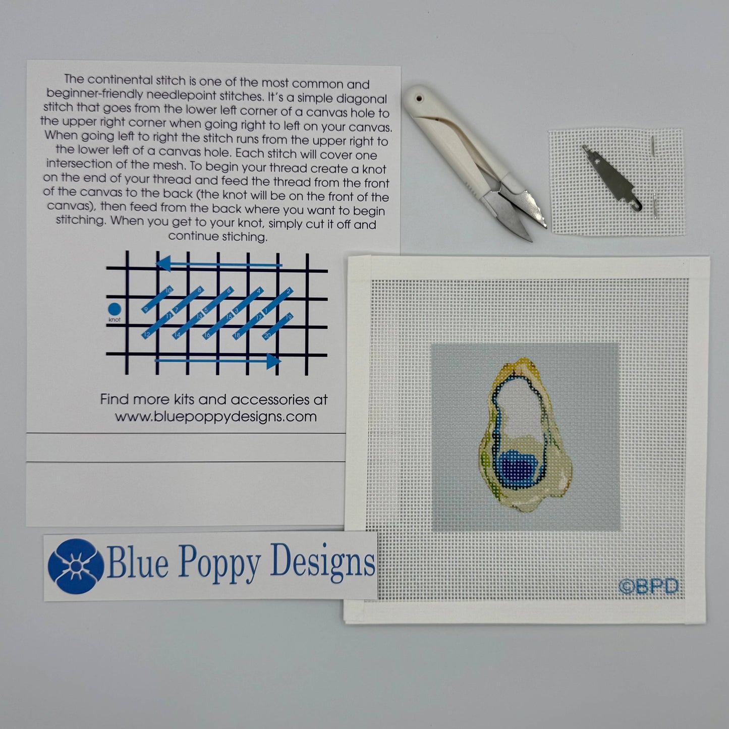 Oyster Needlepoint Kit
