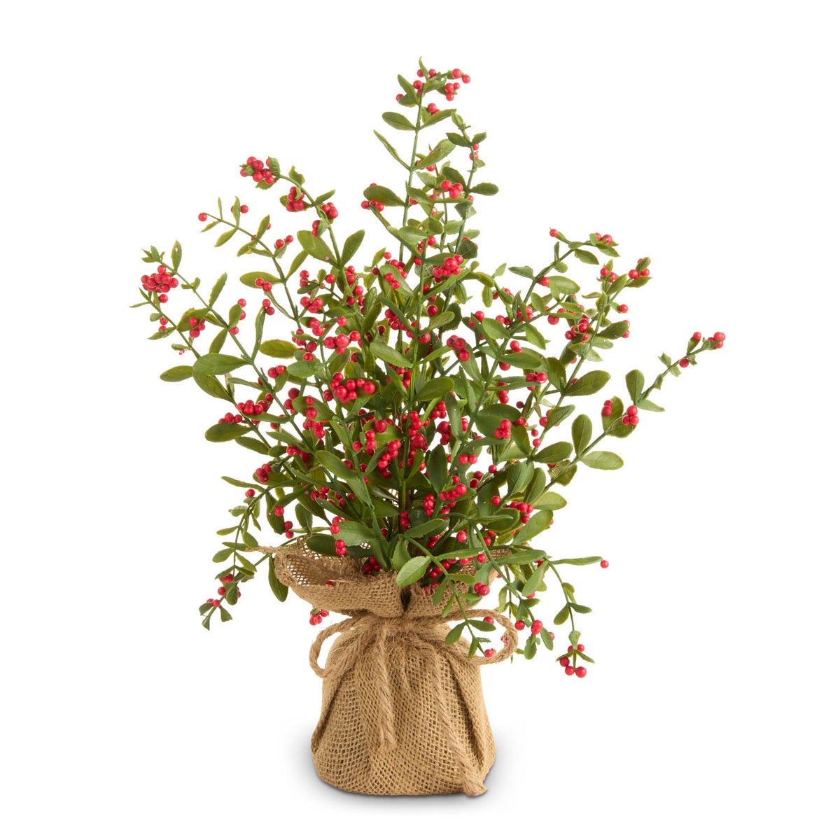 16 Red Berry Tree in Burlap Bag