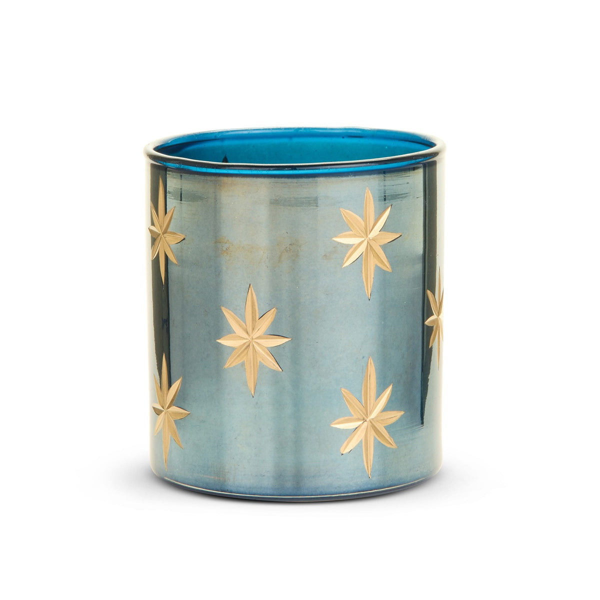 3.5 Etched Blue Star Container
