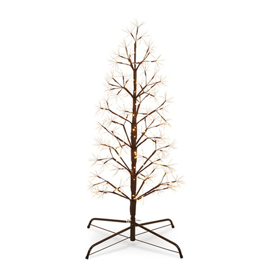 4' Brown Fairy Light Tape Pod Tree