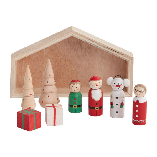 Santa's Workshop Set of 9