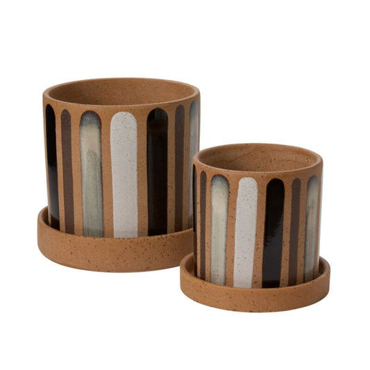 Truman Pot with Saucer - Large