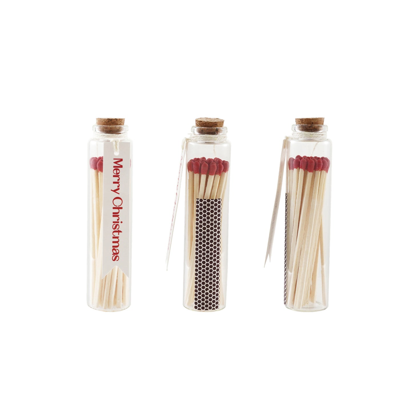 Glass Bottle Match Holder